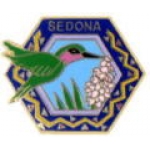 CITY OF SEDONA, AZ HUMMINGBIRD CITY PIN